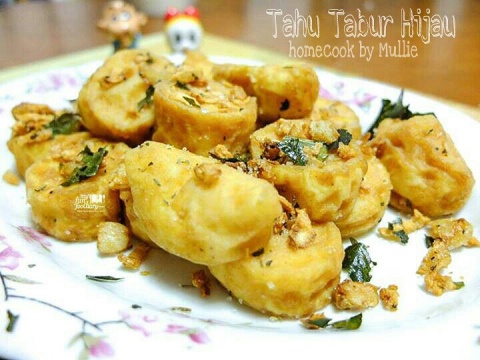 Homecook by Mullie : Tahu Tabur Hijau 
